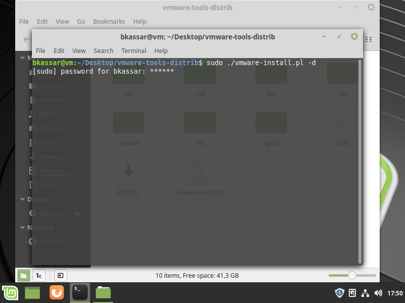 Install VMWare Tools