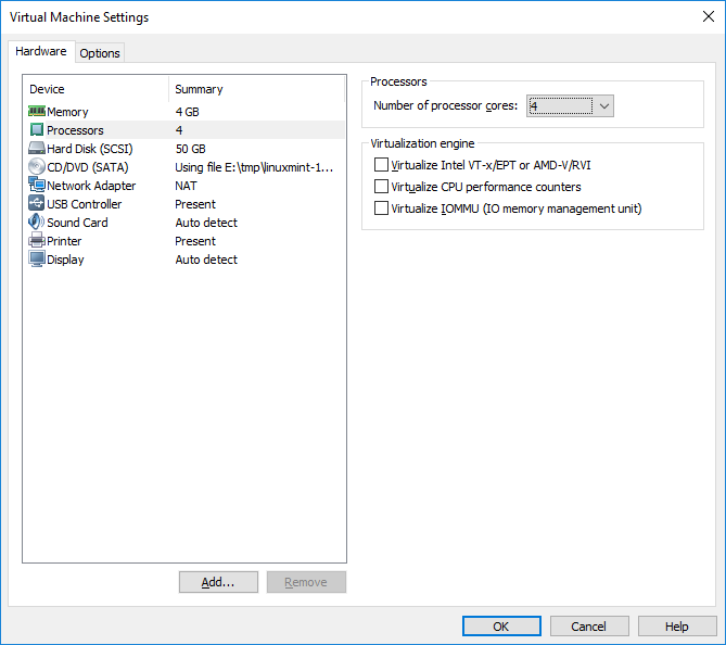 Configure Processors