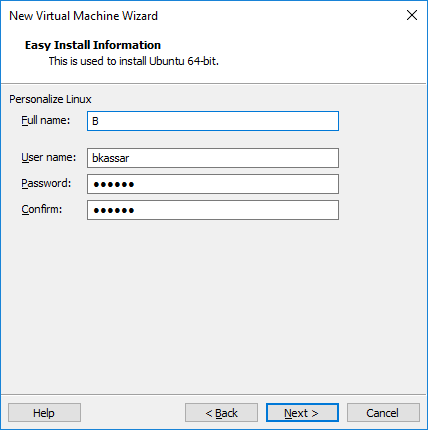 Configure User