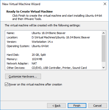 Create VM