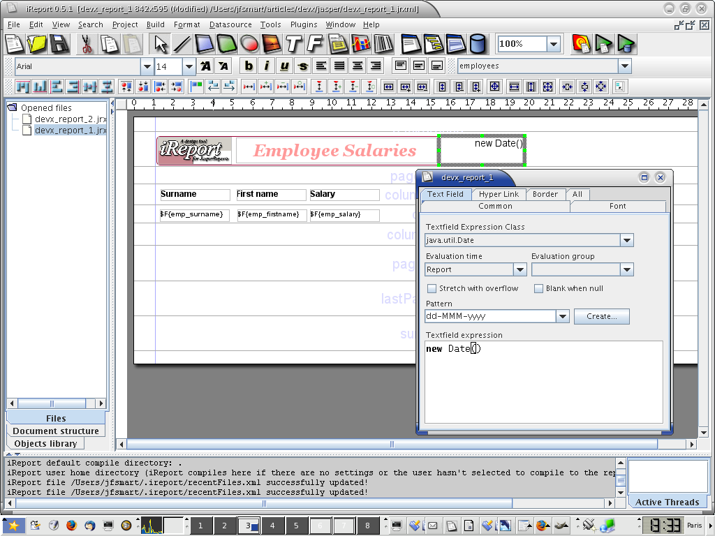 Open Source Java Reporting with JasperReports and iReport
